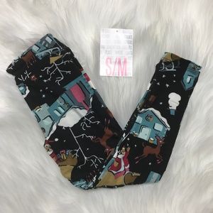 **BRAND NEW** Kids LuLaRoe  H O L I D A Y  Leggings S/M